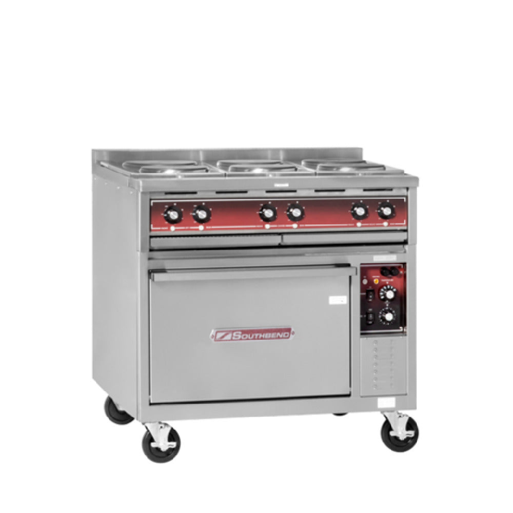 Southbend SE36A-BBB_208/60/3 36 Inch Electric Heavy Duty Range with 6 Hotplates