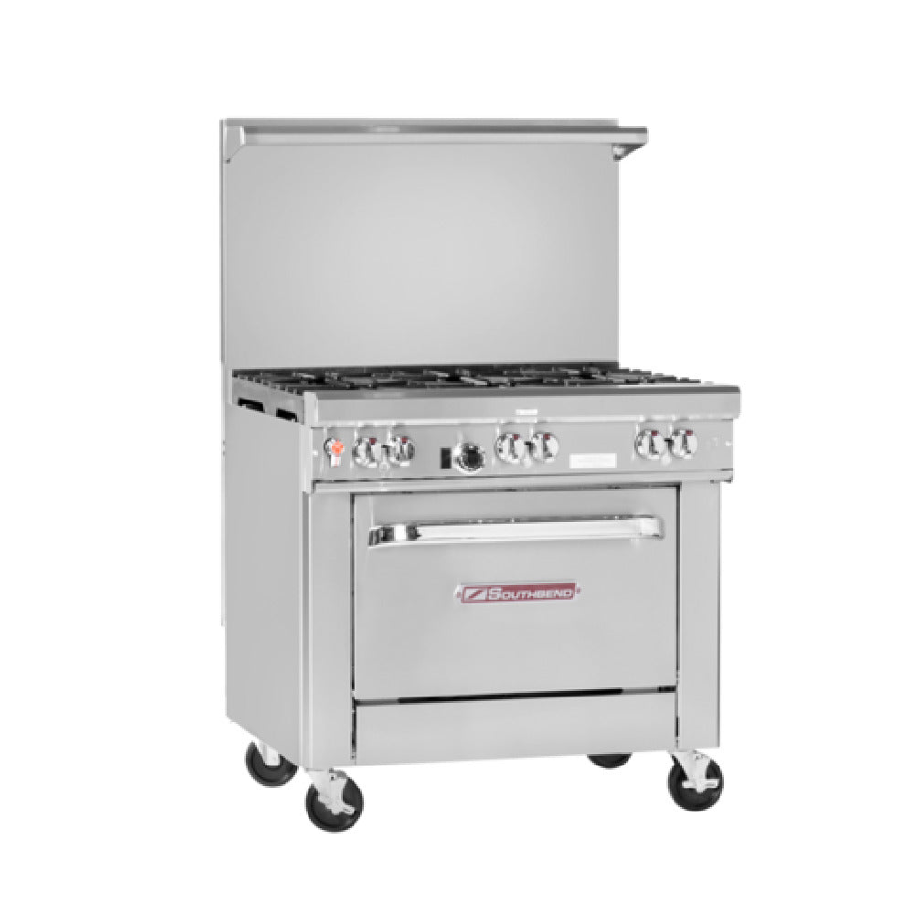 Southbend 4361D 36 Inch Gas Range with 6 Burners 243000 BTU Liquid Propane