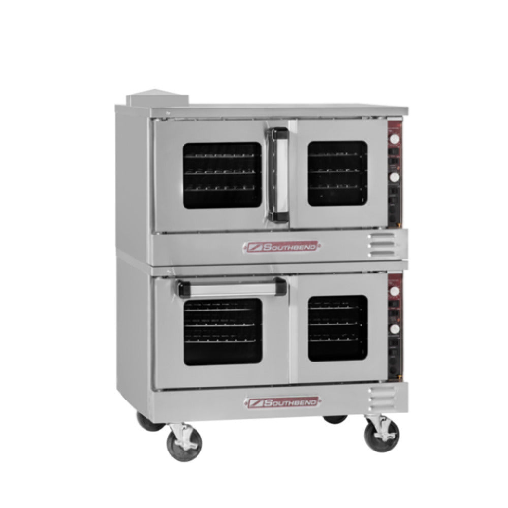 Southbend TVGS/22SC 36 Inch Double-deck Gas Convection Oven with Porcelain Interior Natural Gas