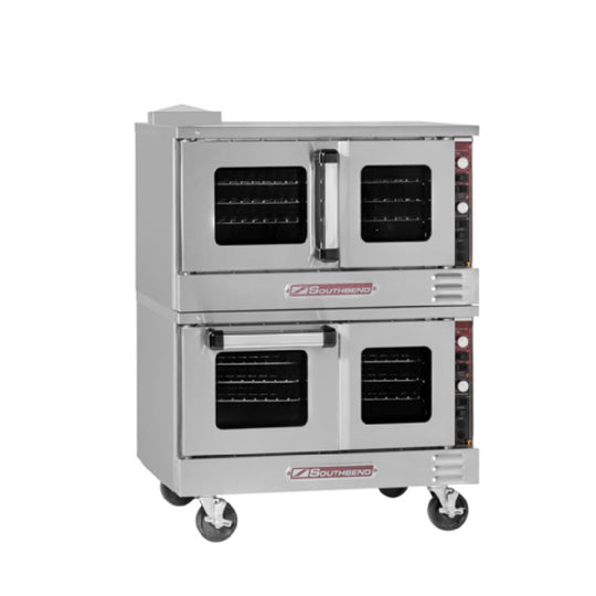 Southbend TVGS/22SC 36 Inch Double-deck Gas Convection Oven with Porcelain Interior Natural Gas