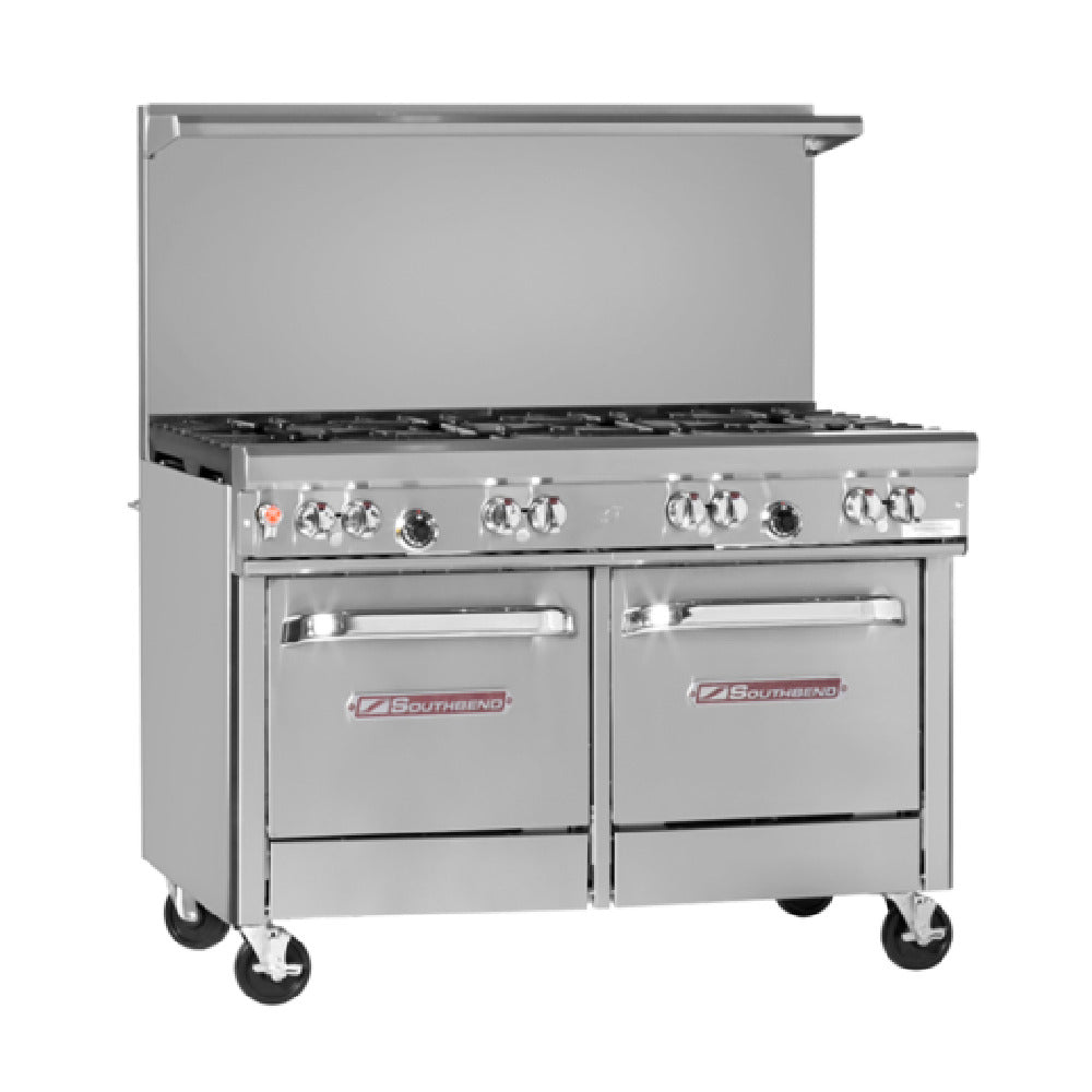 Southbend 4483EE-2GR 48 Inch Gas Range with 2 Ovens and 4 Burners Natural Gas