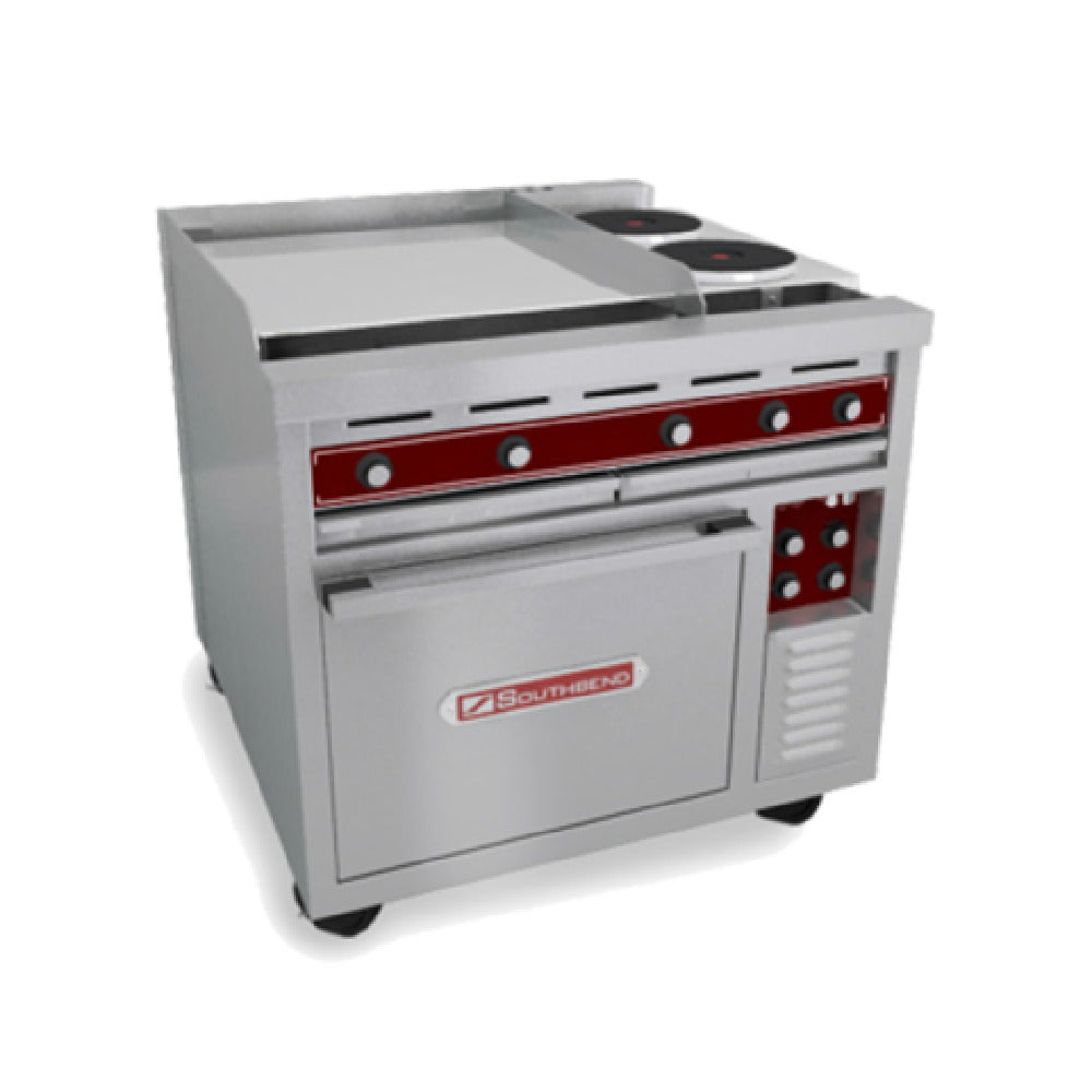 Southbend SE36A-TTT_208/60/3 36 Inch Electric Heavy Duty Range with Griddle