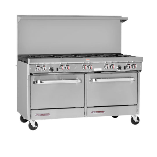 Southbend S60CC-4TL 60 Inch Gas Restaurant Range with 2 Burners 136000 BTU Liquid Propane