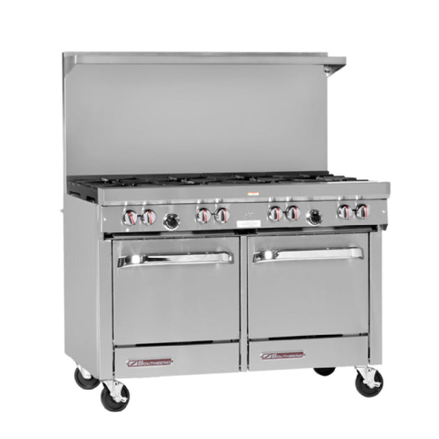 Southbend S48EE-4G 48 Inch Restaurant Range Gas Griddle and Ovens 150000 BTU Liquid Propane