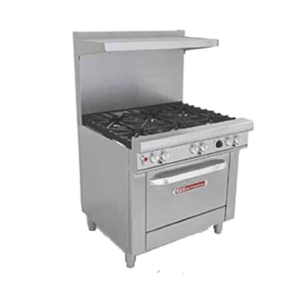 Southbend 4361A 36 Inch Gas Restaurant Range with 6 Burners 230000 BTU Natural Gas