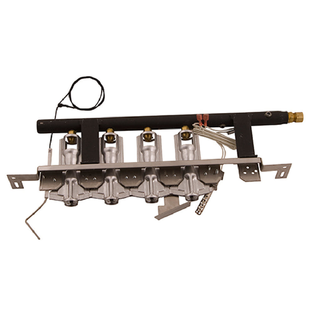 Southbend 1194647 14 Inch Gas Burner Assembly Stainless Steel - 4 Burners