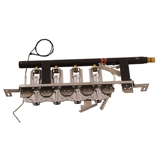 Southbend 1194647 14 Inch Gas Burner Assembly Stainless Steel - 4 Burners