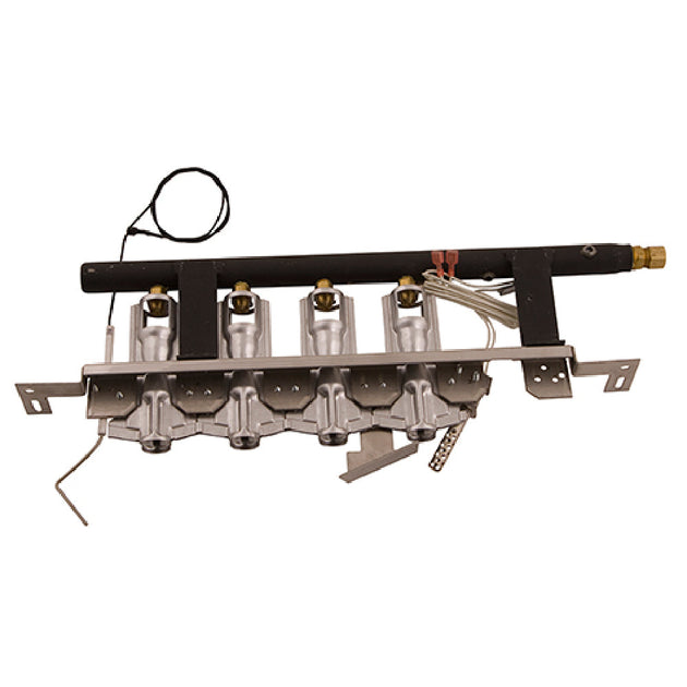 Southbend 1194647 14 Inch Gas Burner Assembly Stainless Steel - 4 Burners