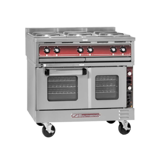 Southbend SE36T-TTH Electric 36 Inch Heavy Duty Range with 24 Inch Griddle and TruVection Oven