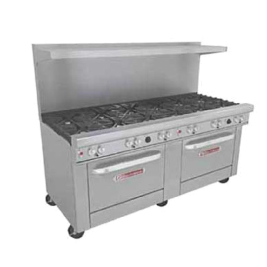 Southbend 4721AA 72 Inch Gas Range with 12 Burners and 2 Ovens Natural Gas