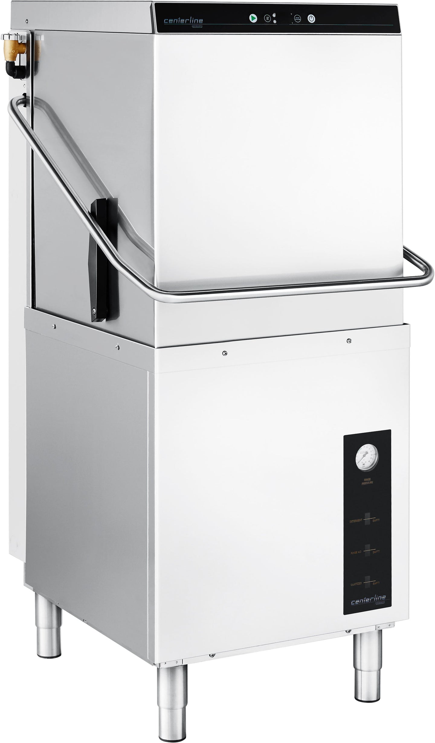 Hobart CDL-1 25 Inch Door Type Dishwasher Chemical Sanitizing Stainless Steel