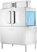 Hobart CL44-BAS+BUILDUP 44 Inch Conveyor Dishwasher Stainless Steel 202 Racks Hour