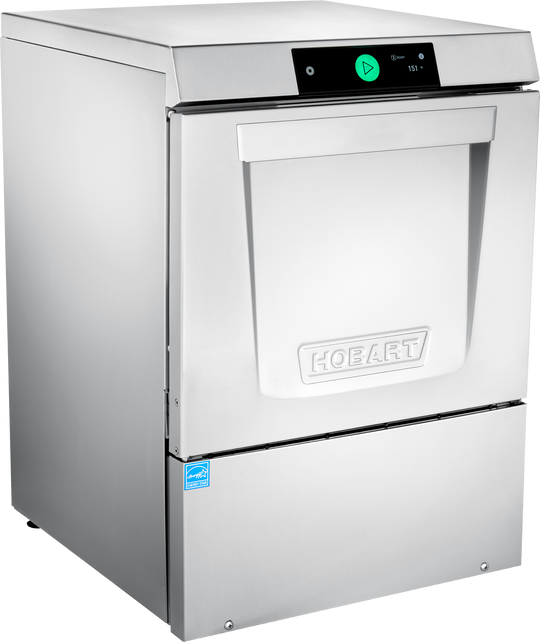 Hobart LXNH-5 24 Inch Dishwasher High Temperature Sanitizing Undercounter with 17 Inch Door Opening