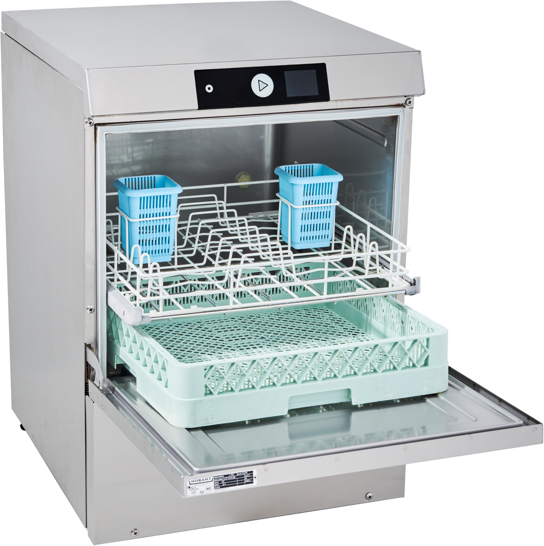 Hobart LXNR-1 23 Inch Undercounter Dishwasher with 17 Inch Door Opening