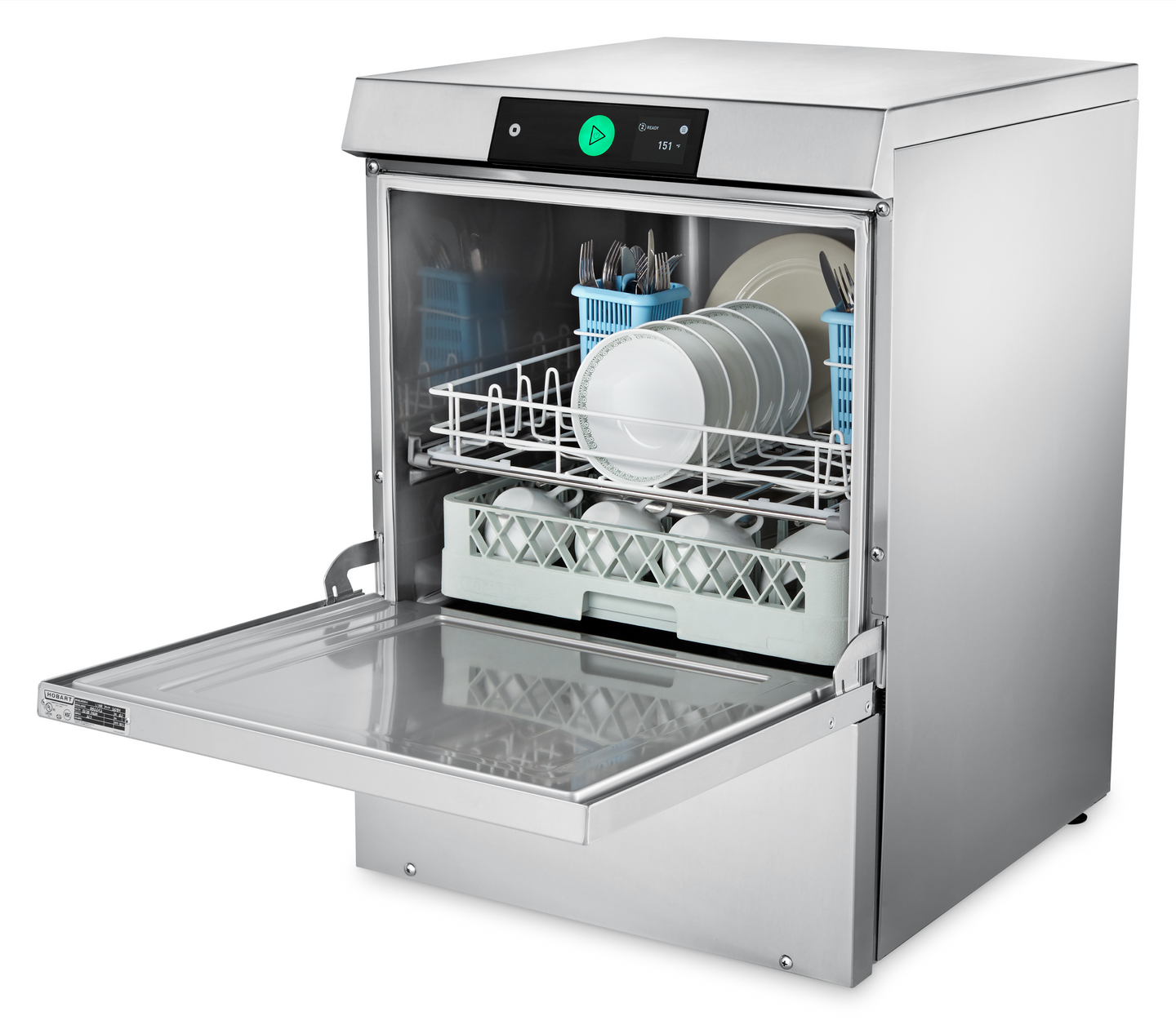 Hobart LXNR-1 23 Inch Undercounter Dishwasher with 17 Inch Door Opening