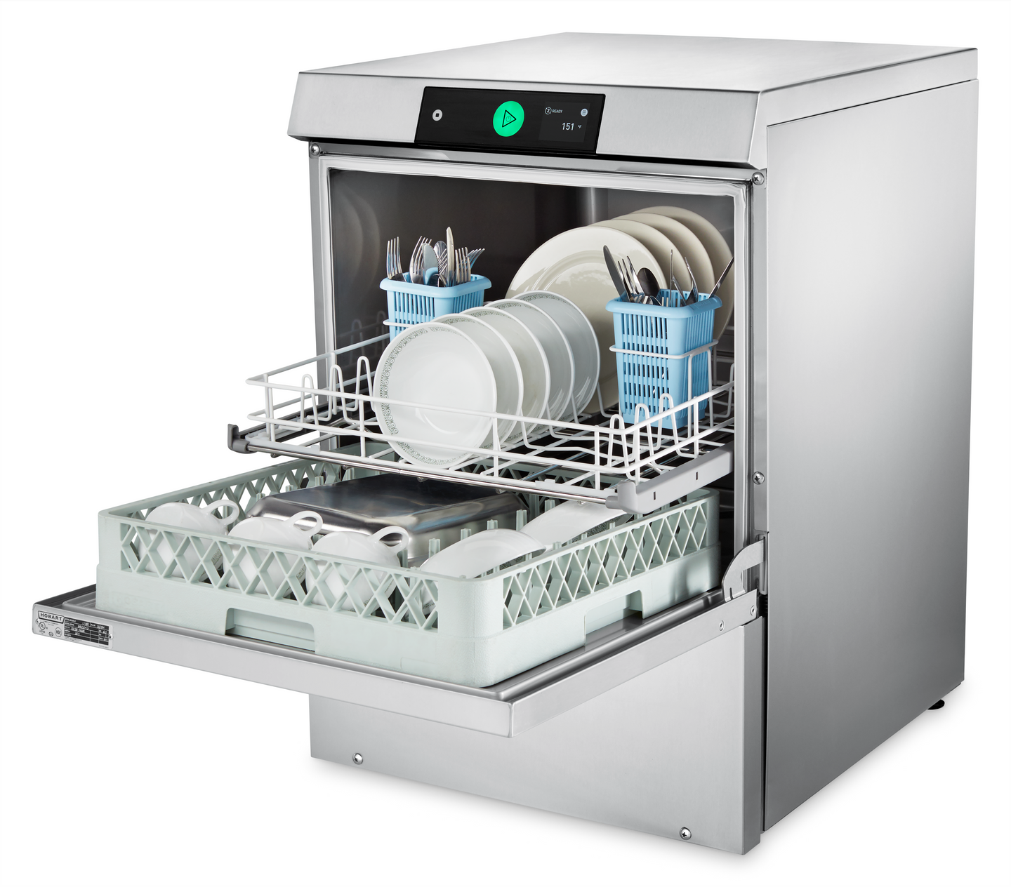 Hobart LXNR-2L 23 Inch Dishwasher Undercounter With Two-Level Racking