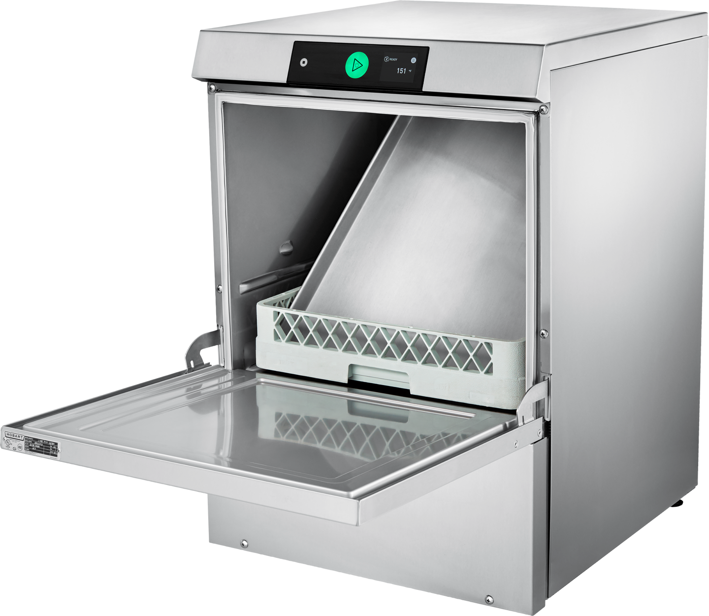 Hobart LXNR-1 23 Inch Undercounter Dishwasher with 17 Inch Door Opening