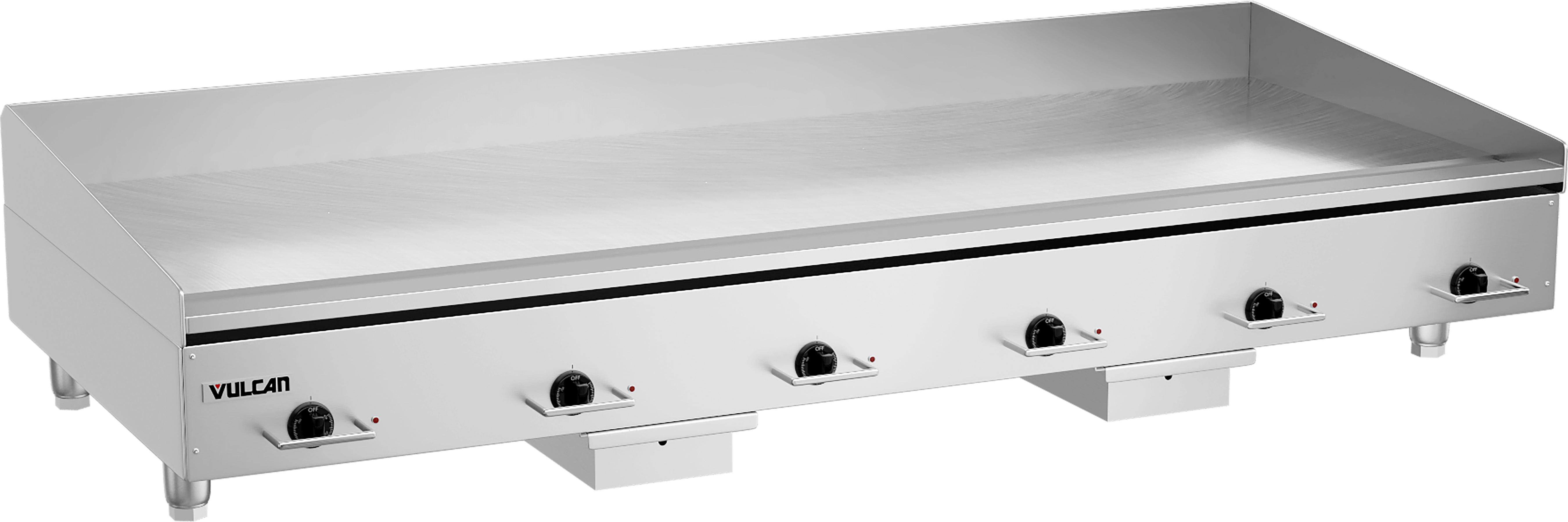 Vulcan HEG72E_240/60/3 72 Inch Electric Griddle Countertop with Grease