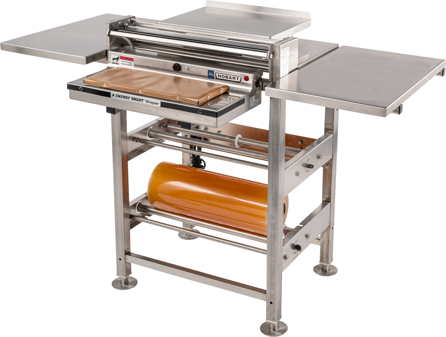 Hobart HWS-4-ES 53 Inch Energy Smart Wrap Station with Heated Seal Plate