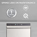 Hobart CUH-1 22 11/16 Inch Undercounter Dishwasher High Temperature Sanitizing