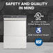 Hobart CUH-1 22 11/16 Inch Undercounter Dishwasher High Temperature Sanitizing