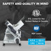 Hobart EDGE12-11 12 Inch Carbon Steel Knife Manual Food Slicer Stainless Steel and Aluminum