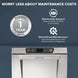 Hobart LXNR-2L 23 Inch Dishwasher Undercounter With Two-Level Racking