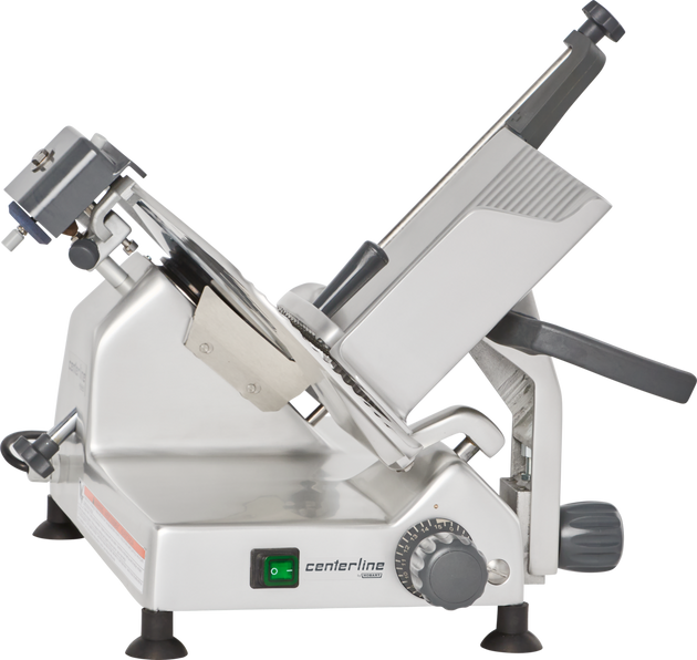 Hobart EDGE12-11 12 Inch Carbon Steel Knife Manual Food Slicer Stainless Steel and Aluminum