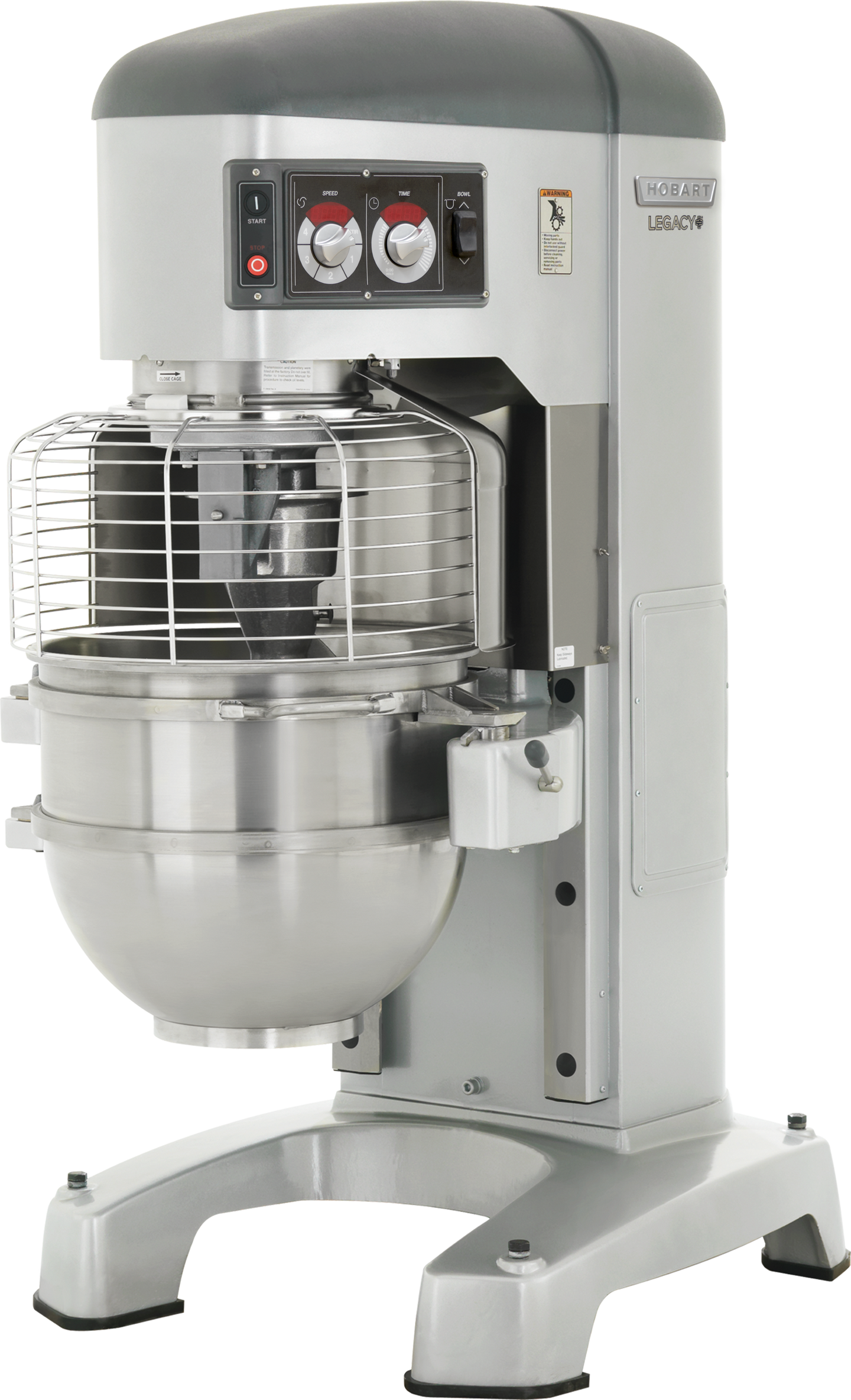 Hobart HL800-1 80 Quart Floor Model Mixer Gear-Driven Transmission with Timer