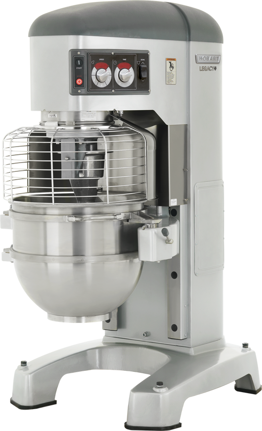 Hobart HL800-1 80 Quart Floor Model Mixer Gear-Driven Transmission with Timer