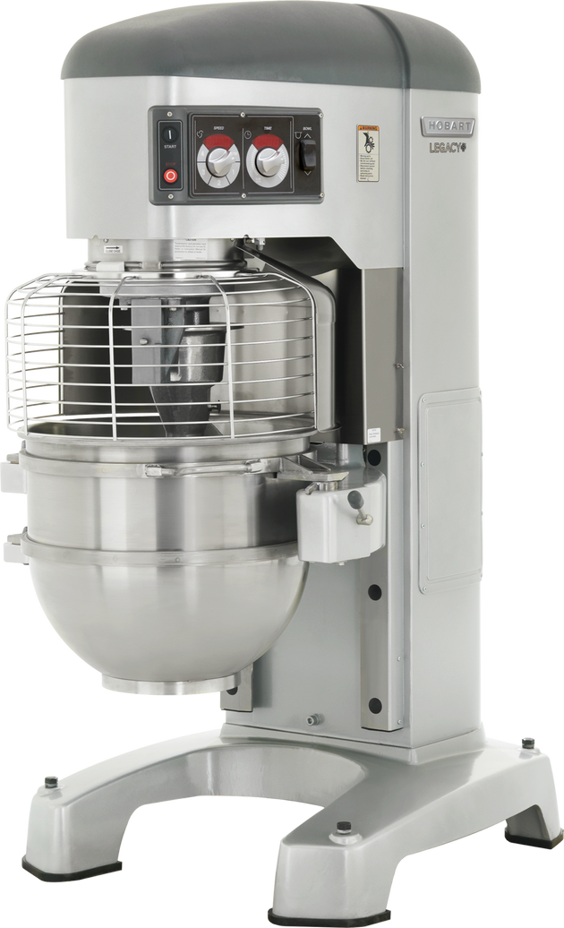 Hobart HL800-1 80 Quart Floor Model Mixer Gear-Driven Transmission with Timer
