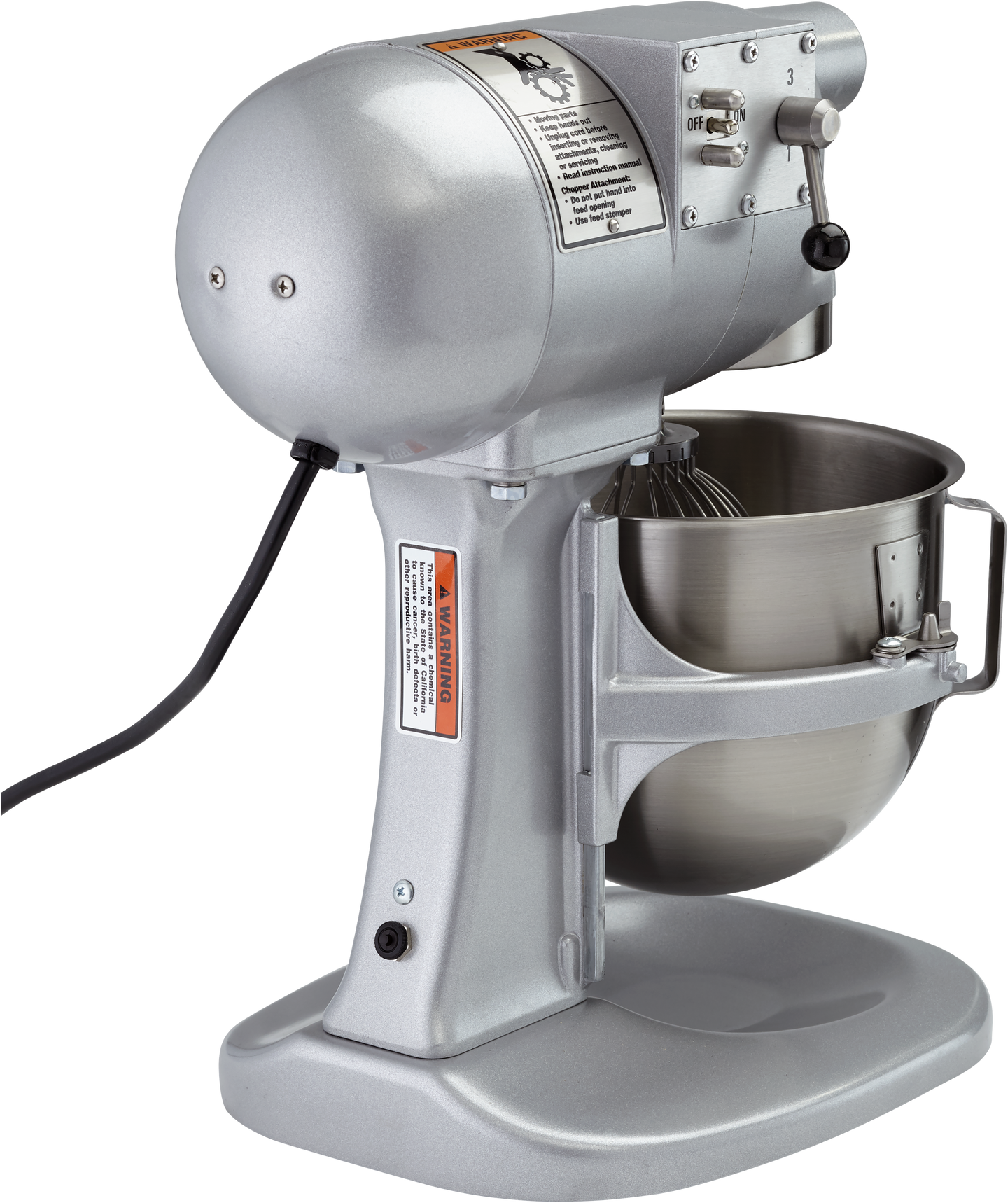 Hobart N50-60 5 Quart Electric Mixer with Bowl and Aluminum Beater Whip