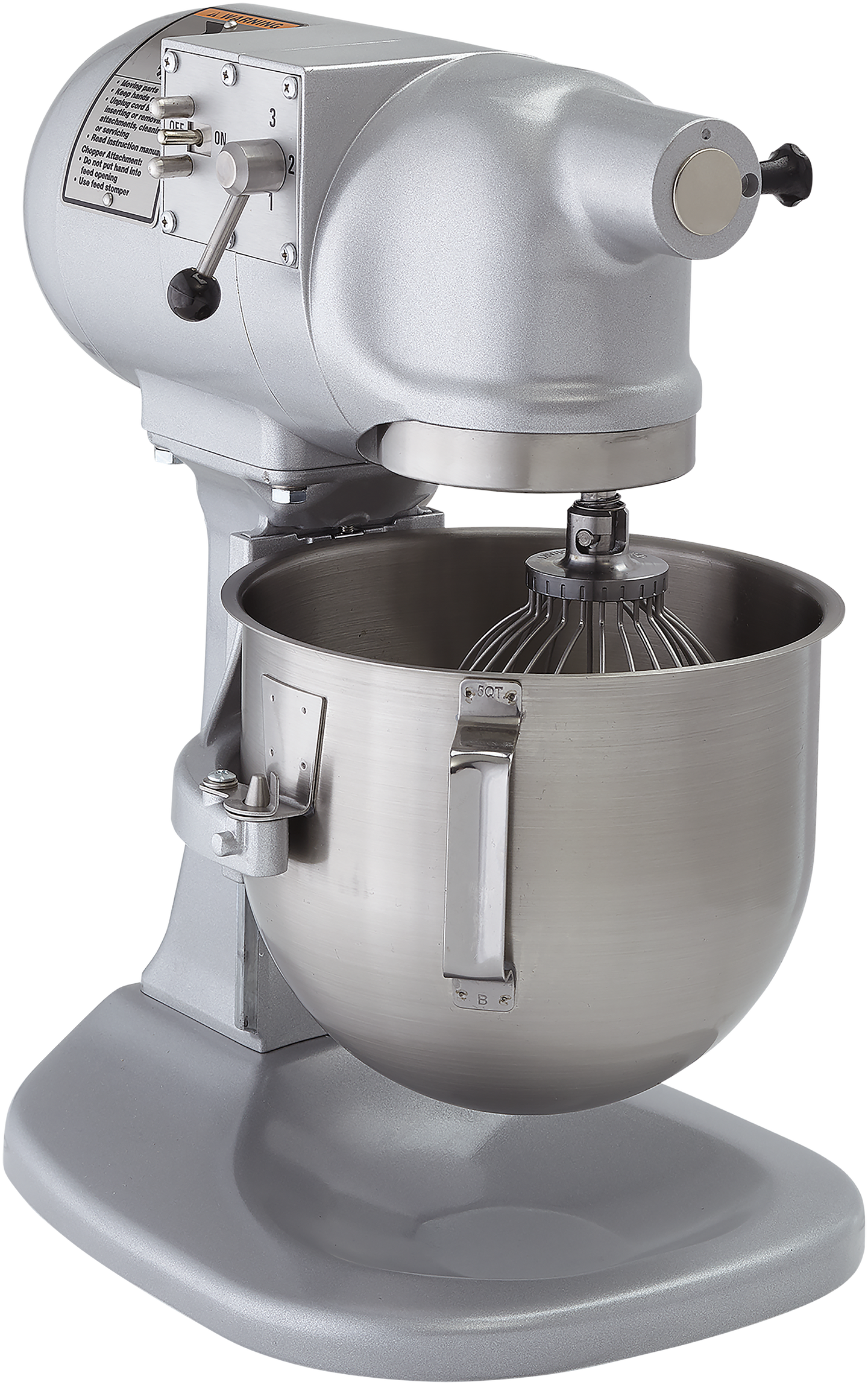 Hobart N50-60 5 Quart Electric Mixer with Bowl and Aluminum Beater Whip