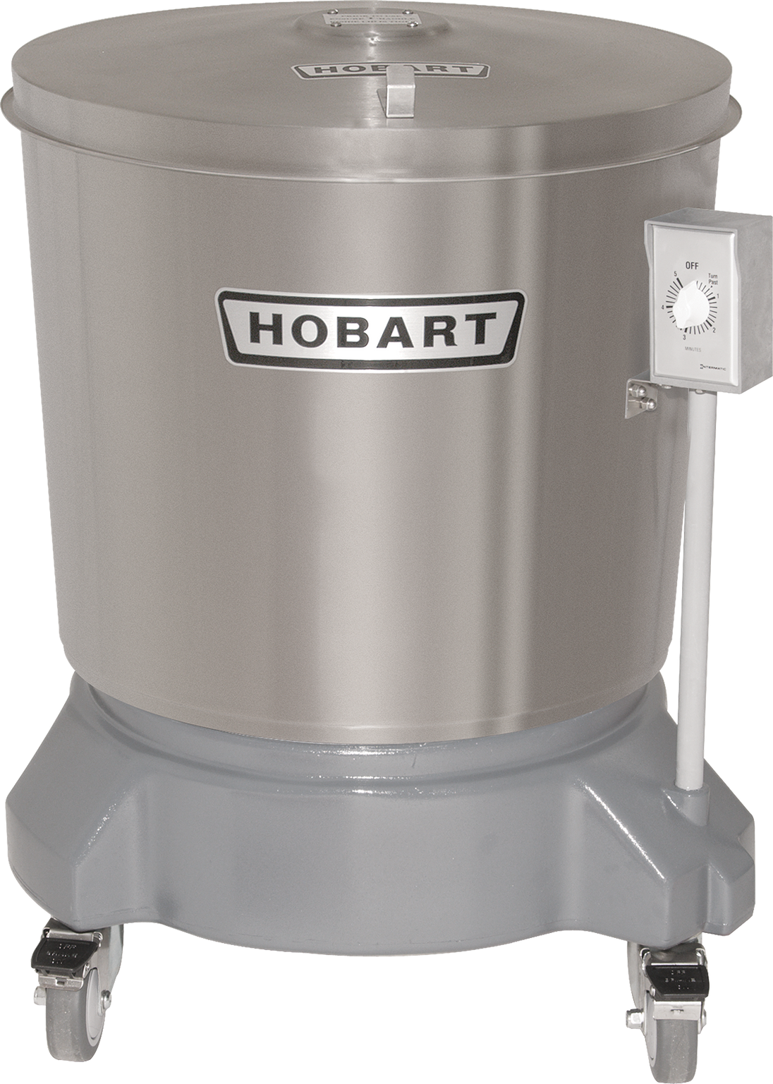 Hobart SDPS-14 24 Inch Electric Salad Dryer Floor Model with Polyethylene Base