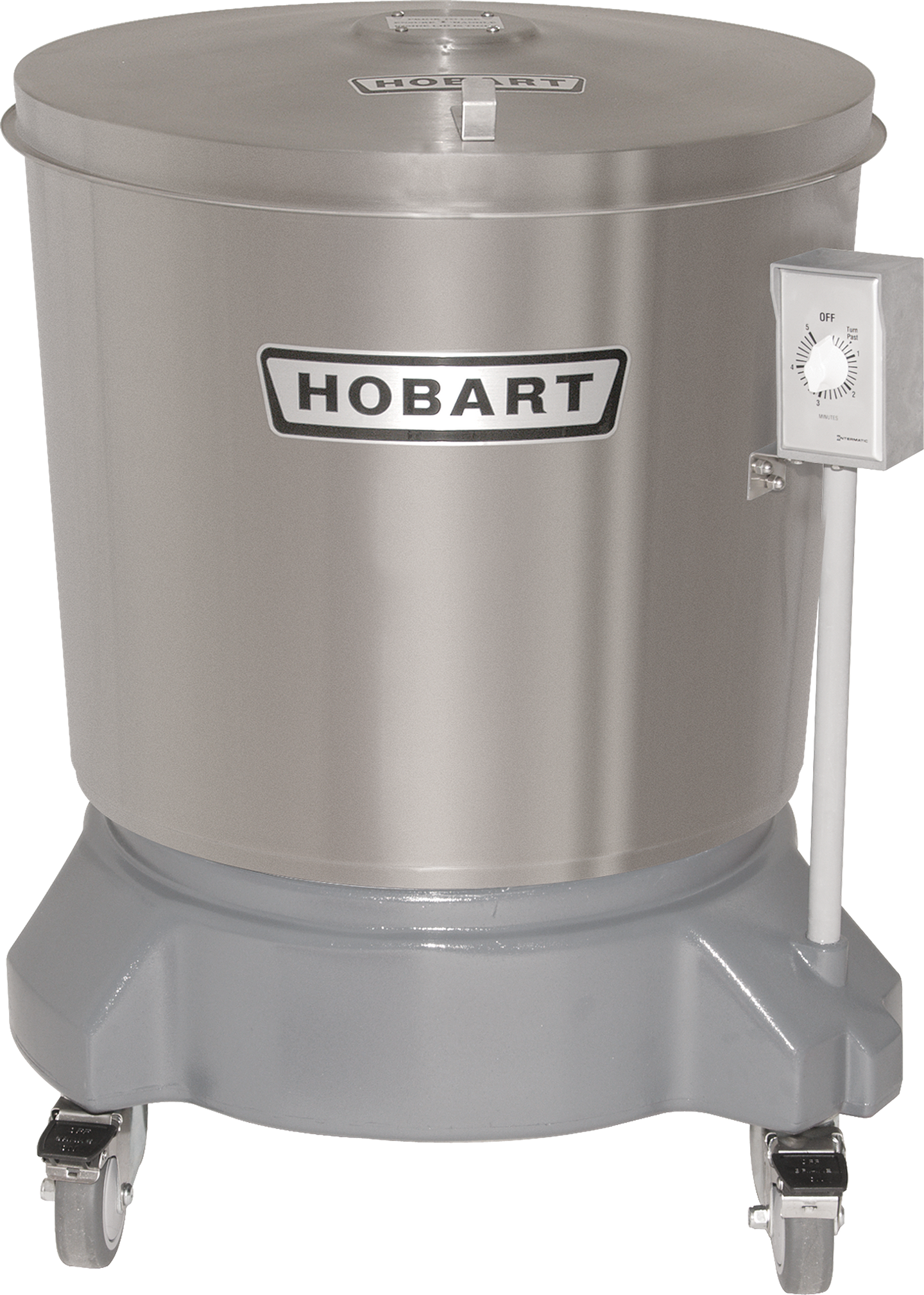 Hobart SDPS-14 24 Inch Electric Salad Dryer Floor Model with Polyethylene Base