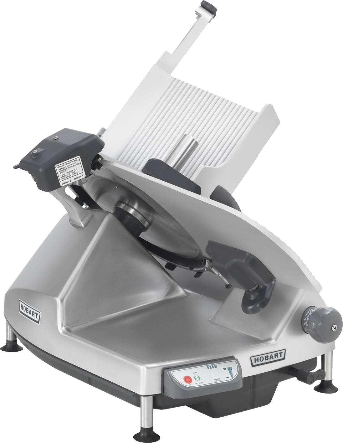 Hobart HS7-1R 13 Inch Automatic Burnished Heavy Duty Meat Slicer with Knife