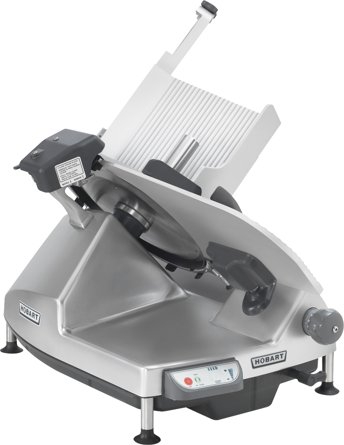 Hobart HS7-1R 13 Inch Automatic Burnished Heavy Duty Meat Slicer with Knife