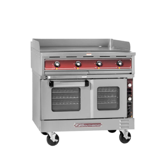 Southbend SE36T-TTT 36 Inch Griddle Electric Heavy Duty Range with TruVection Oven