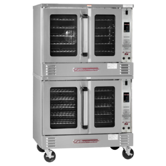 Southbend EB/20SC-VENTLESS 38 Inch Electric Double Deck Convection Oven with Solid State Controls