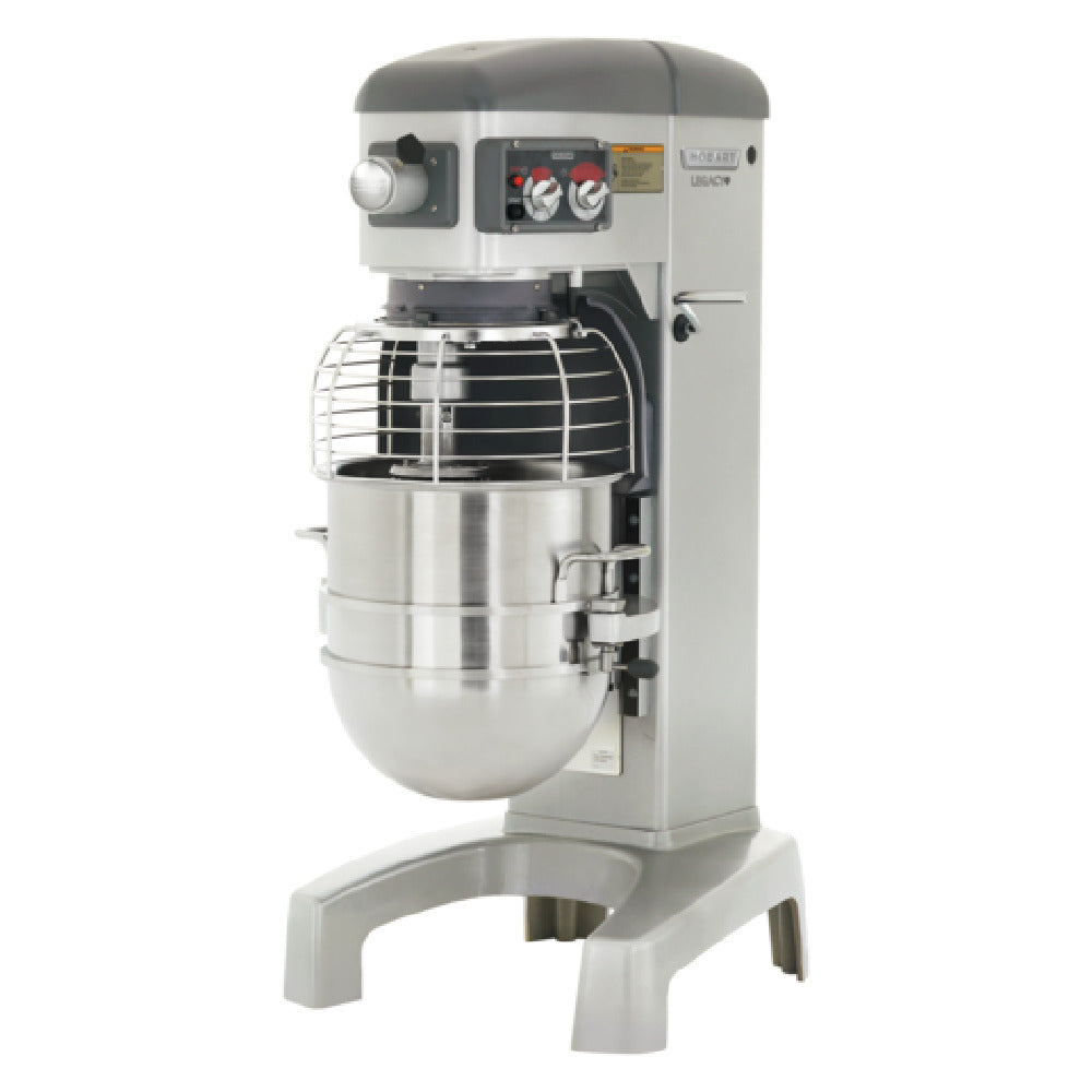 Hobart HL400-1STD 40 Quart Floor Model Mixer with Bowl Beater Whip Hook
