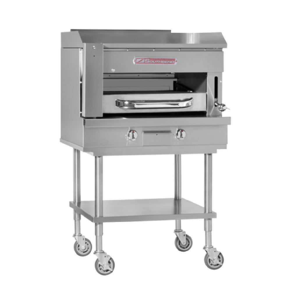 Southbend SSB-45 40-3/4 Inch Stainless Steel Gas Griddle with 126000 BTU Natural Gas