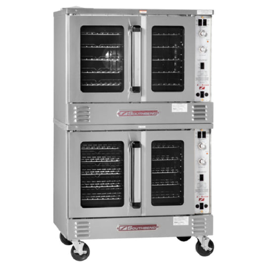Southbend KLGS/27SC 38 Inch Double-deck Gas Convection Oven with 11 Position Rack Glides
