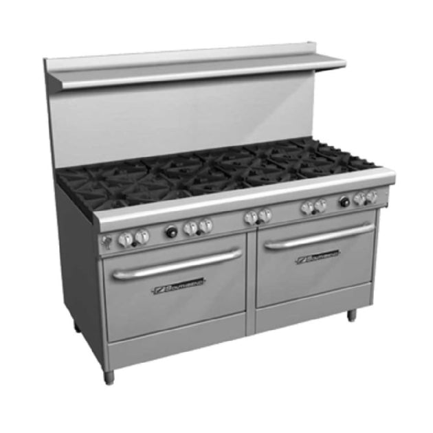 Southbend 4601AA 60 Inch Gas Restaurant Range with 10 Burners 394000 BTU Liquid Propane