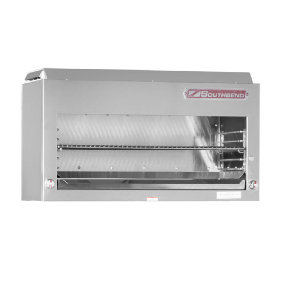 Southbend P24-CM 24 Inch Gas Cheesemelter Stainless Steel with Infrared Burners 20000 BTU Liquid Propane