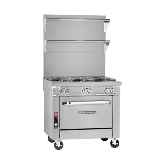 Southbend P12N-B-SU 12 Inch Gas Heavy Duty Range with 2 Burners 70000 BTU Natural Gas