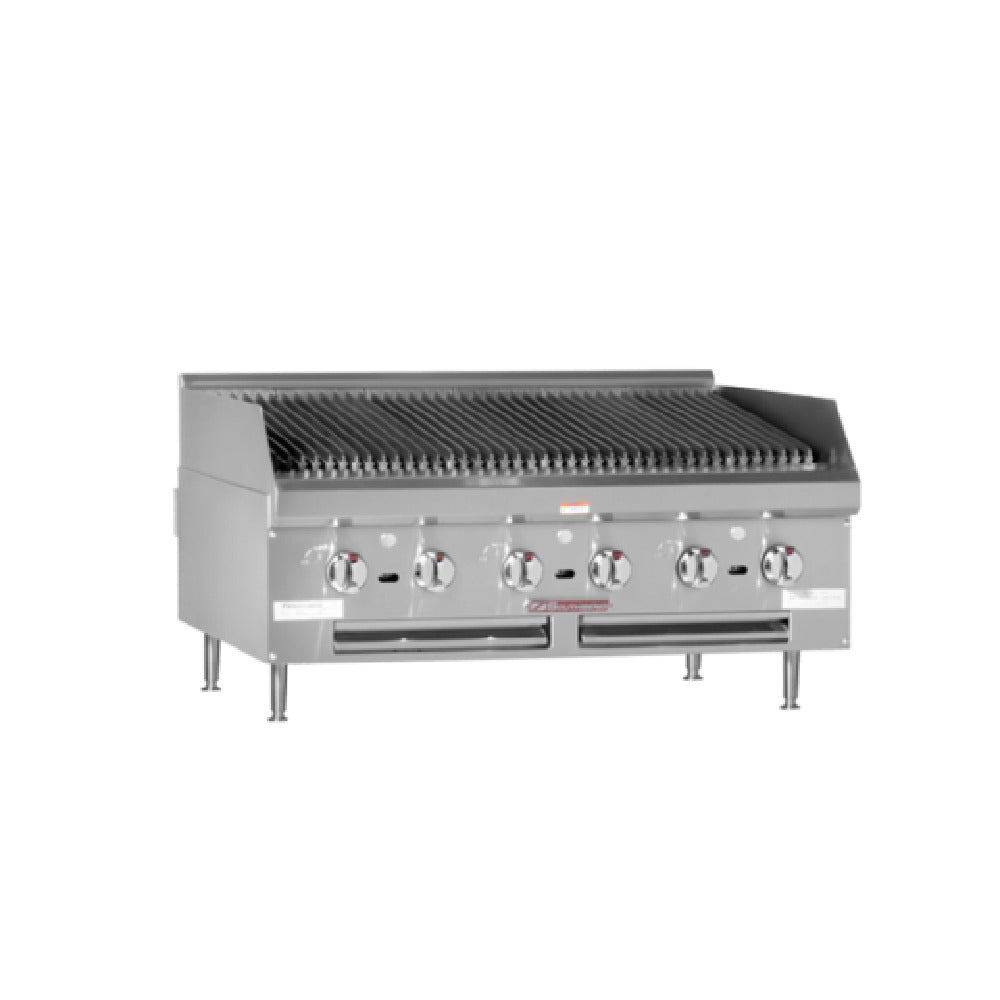 Southbend HDC-36 36 Inch Gas Charbroiler with Stainless Steel Burners 120000 BTU Natural Gas