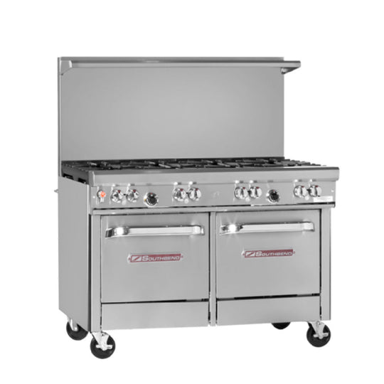 Southbend 4481EE 48 Inch Gas Range with 8 Burners and 2 Ovens Natural Gas
