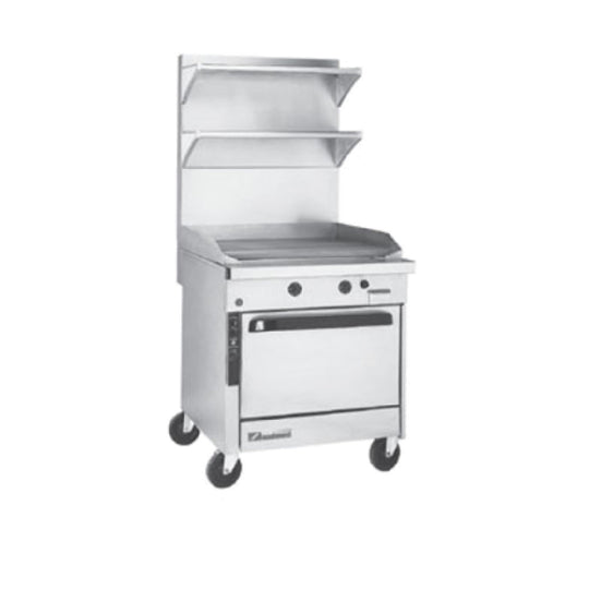 Southbend P36A-TTT 36 Inch Gas Range with Griddle and Convection Oven 141000 BTU Liquid Propane