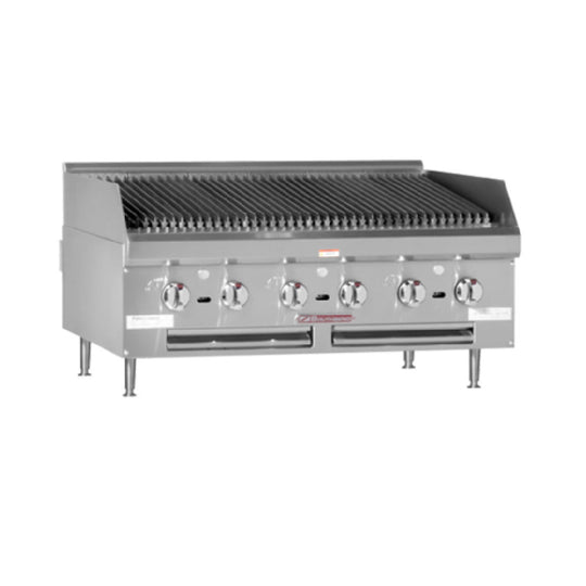 Southbend HDCL-24 24 Inch Gas Charbroiler with Lava Rock Burners 80000 BTU Natural Gas