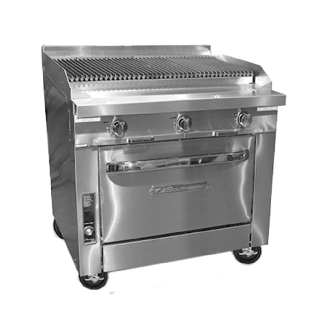 Southbend P36A-CCC 36 Inch Gas Range with Charbroiler and Convection Oven Natural Gas